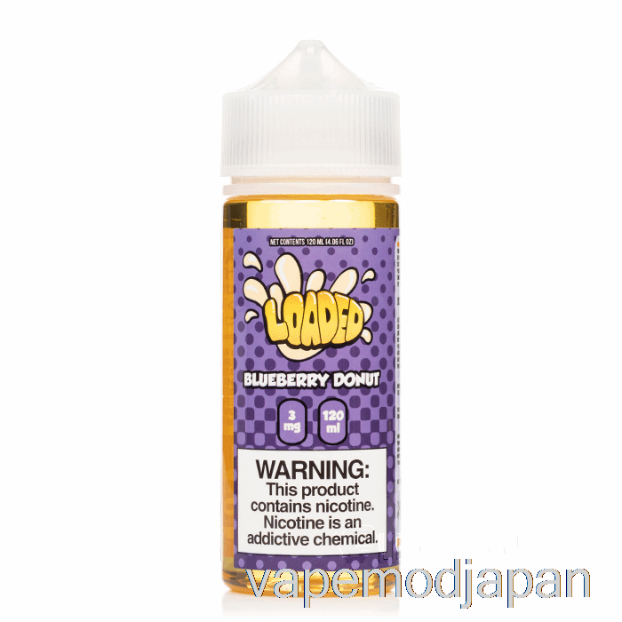 VAPE MOD ブルーベリードーナツ - ロードされた電子リキッド - 無慈悲な蒸気 - 120ml 3mg